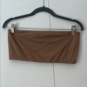 SKIMS Strapless Bandeau Bra Brown